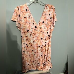 Kaileigh Pink & Coral Dress XXL